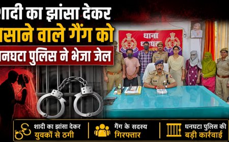शादी का झांसा देकर फसाने वाले गैंग को पुलिस ने भेजा जेल 