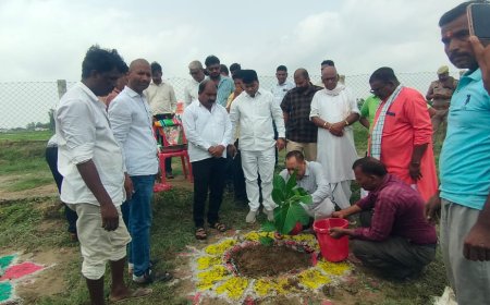 पूर्व विधायक राकेश सिंह बघेल ने किया वृक्षारोपण 