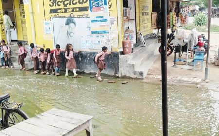 नाली विवाद पर प्रशासन की चुप्पी से कस्बा वासियों का जीवन बना नरकीय