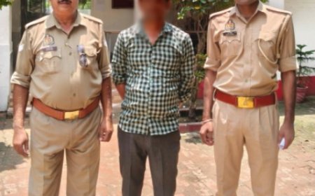 गांजे के साथ शातिर अभियुक्त गिरफ्तार, एनडीपीएस एक्ट के तहत मामला दर्ज