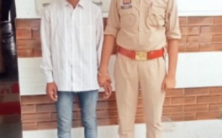 नाबालिग को बहला फुसलाकर भगाने के आरोप में युवक गिरफ्तार
