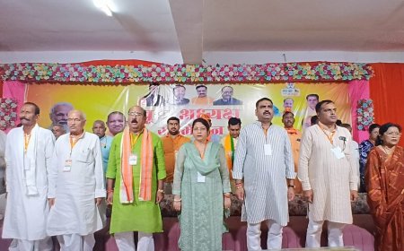 खलीलाबाद विधानसभा में भाजपा का बूथ सम्मेलनः संगठन को बूथ स्तर तक मजबूत करने पर दिया जोर