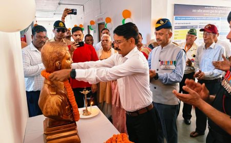 कारगिल विजय दिवस के अवसर पर अमर बलिदानियों को दिया गया श्रद्धांजलि