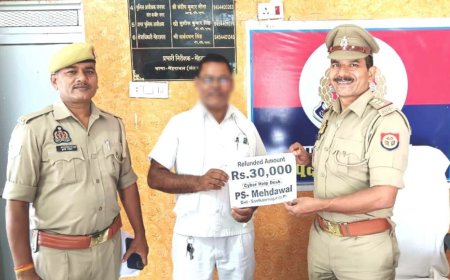 मोबाइल फ़ोन गुम होने पर 51 हजार की ठगी, पुलिस ने कराया वापस