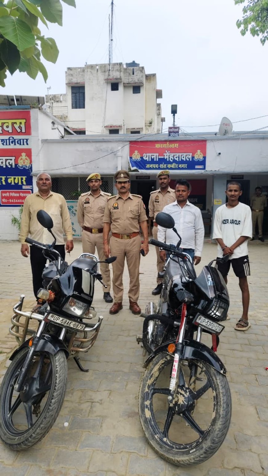 24 घंटे के भीतर अदला-बदली हुई मोटरसाइकिल, बरामद