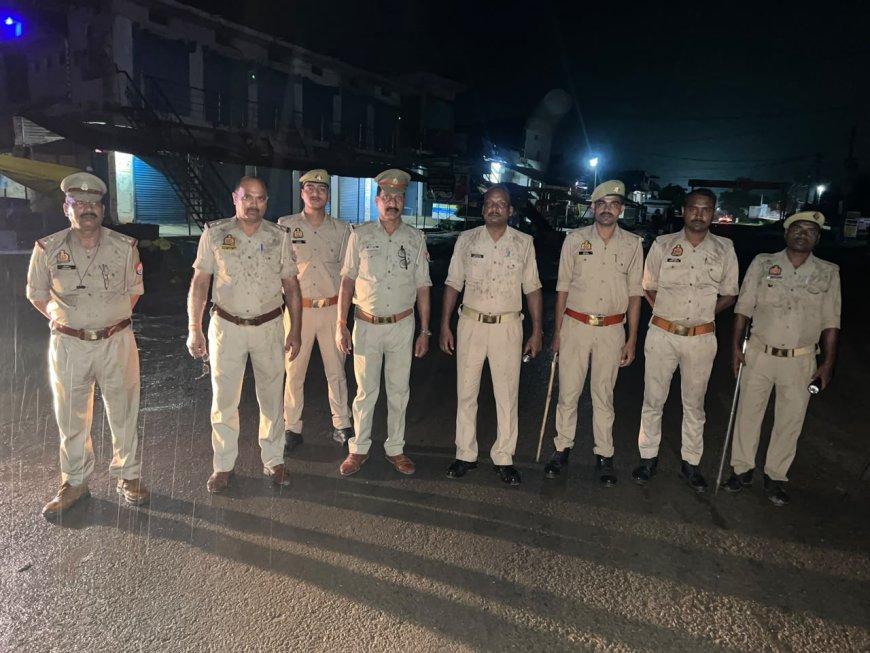 पुलिस ने बढ़ाई रात्रि गश्त, आमजन को सुरक्षा का भरोसा