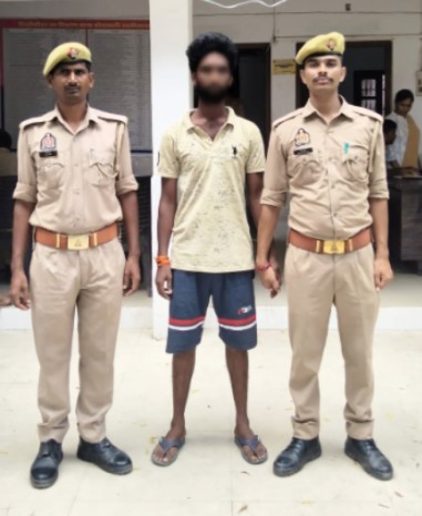 चोरी की एक मोटरसाइकिल के साथ युवक गिरफ्तार
