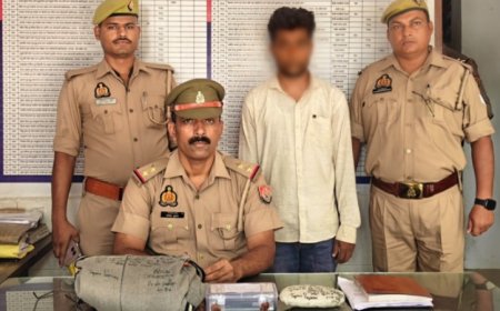 अवैध गाँजा के साथ एक गिरफ्तार