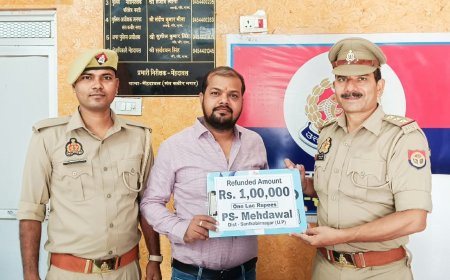 फेसबुक पर अज्ञात लिंक से बैंक खाता से एक लाख गायब, पुलिस ने कराया वापस  