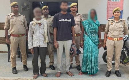 दहेज मृत्यु के आरोप में दो अभियुक्त व एक महिला गिरफ्तार
