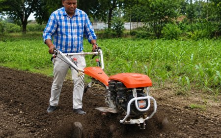 टिलर बना किसानों का साथी, कम समय में खेती के काम को दे रहा नई रफ्तार