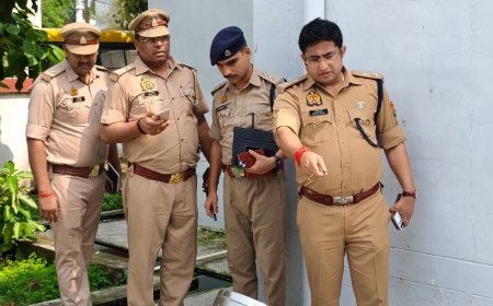 एसपी नें कोतवाली खलीलाबाद का किया औचक निरीक्षण, दिये आवश्यक निर्देश