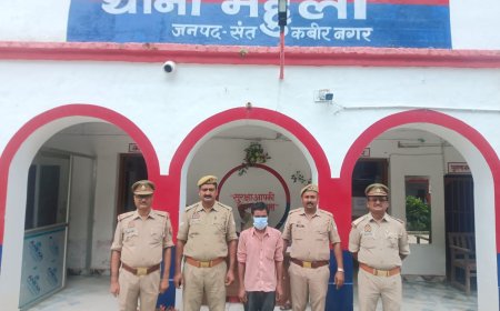 जिलाबदर अभियुक्त को पुलिस ने किया गिरफ्तार