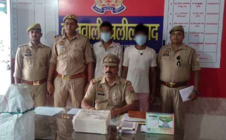 कोतवाली खलीलाबाद पुलिस ने चोरी की दो घटनाओं का किया पर्दाफास, दो चोर सामान सहित गिरफ्तार