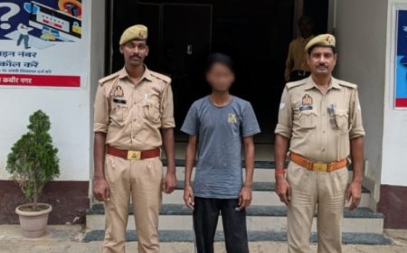 नाबालिग को भगाने व दुष्कर्म करने के आरोप में युवक गिरफ्तार