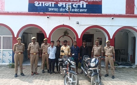 महुली पुलिस की सख्ती स्कूल-कॉलेज से बस स्टैंड तक चला सघन चेकिंग अभियान, दो वाहन सीज