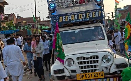 तेज आवाज बजाने पर बखिरा पुलिस नें किया तीन डीजे सीज 