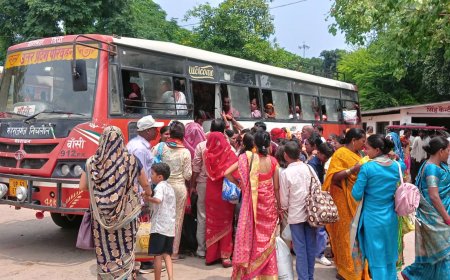 मेहदावल में फेल हुई मुख्यमंत्री की रक्षाबंधन मुफ्त बस सेवा