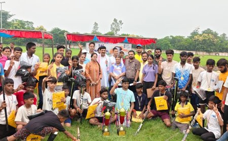 कांसीराम जी स्पोर्ट्स स्टेडियम में विधायक मेंहदावल ने हॉकी व कबड्डी प्रतियोगिता का किया शुभारंभ