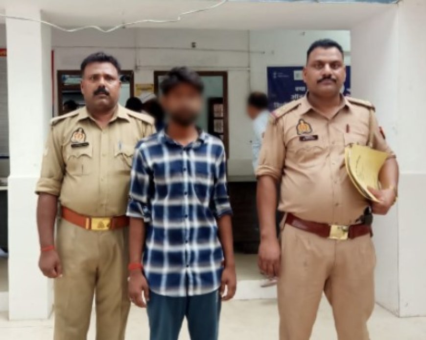 चोरी की मोटरसाइकिल के साथ एक गिरफ्तार