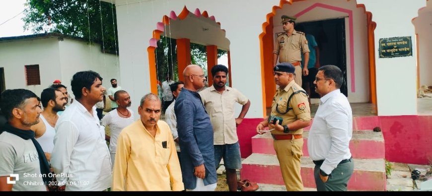 धर्मसिंहवा क्षेत्र में हनुमान मंदिर व शिवलिंग की प्रतिमा को उपद्रवियो ने किया खडिंत 