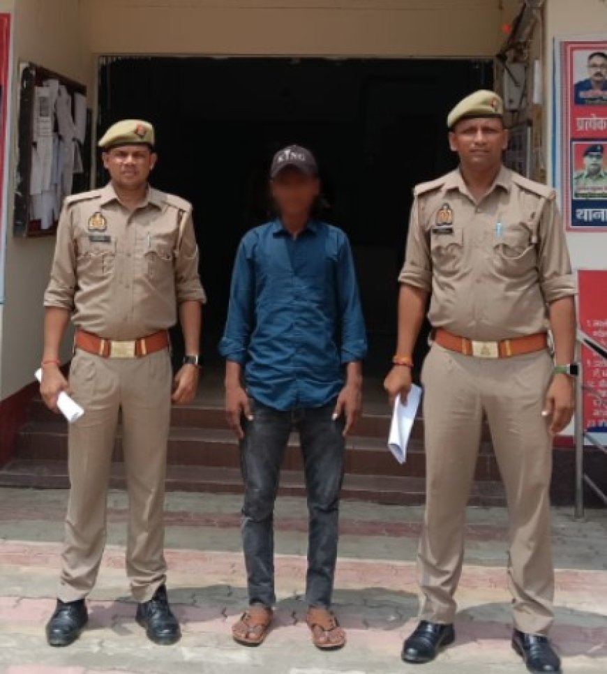नाबालिग को बहला फुसलाकर भगाने के आरोप में युवक गिरफ्तार