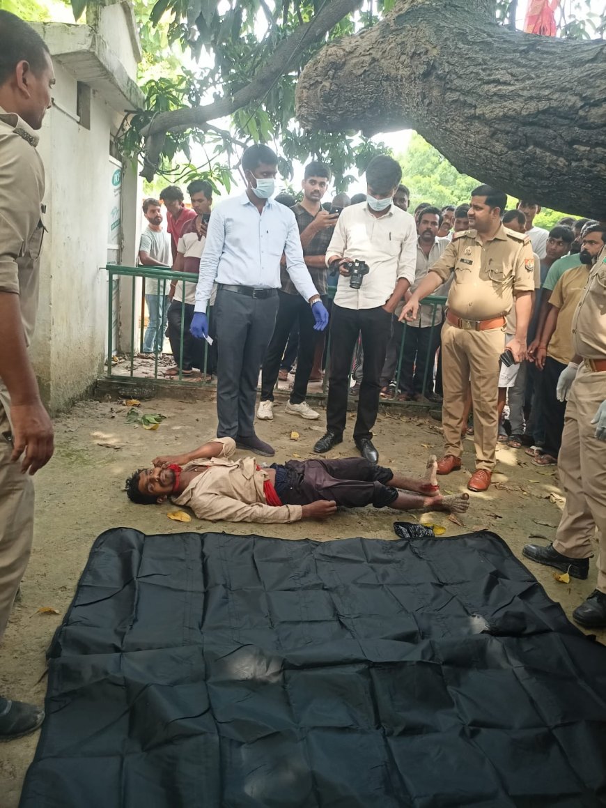 प्राथमिक विद्यालय परिसर में पेड़ से लटका मिला 21 वर्षीय युवक का शव