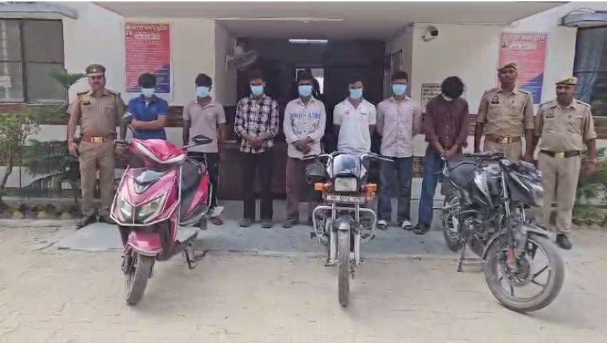 संतकबीरनगर पुलिस ने चेकिंग के दौरान 407 वाहनो का किया चालान, 20 वाहन सीज 
