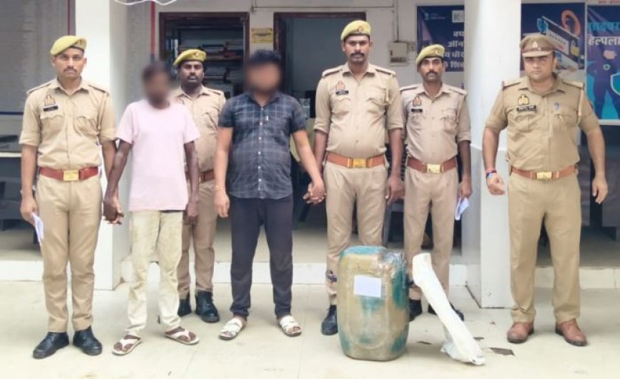 ट्रक से डीजल चोरी के आरोप में दो अभियुक्त गिरफ्तार