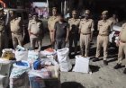 बखिरा पुलिस ने पकड़ा अवैध पटाखों का जखीरा