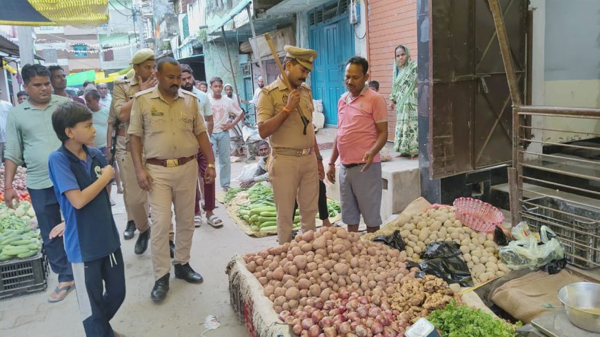 तीसरे दिन भी जारी रहा महुली पुलिस का अतिक्रमण हटाओ अभियान