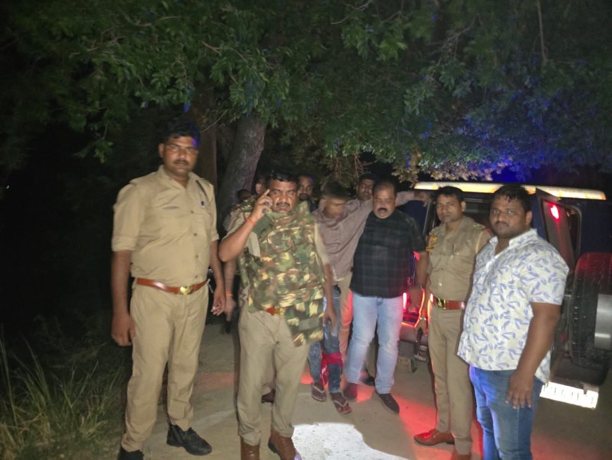 गौकशी के आरोपी को धनघटा पुलिस ने मुठभेड़ में दबोचा, पैर में लगी गोली