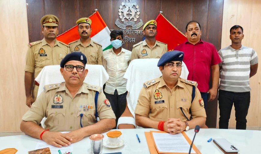 हत्या के आरोप में आरोपी 24 घंटे के अन्दर गिरफ्तार, आलाकत्ल बरामद
