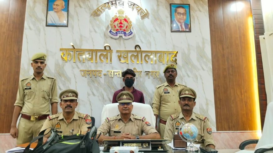 कोतवाली पुलिस ने अवैध तमंचे के साथ अभियुक्त को दबोचा