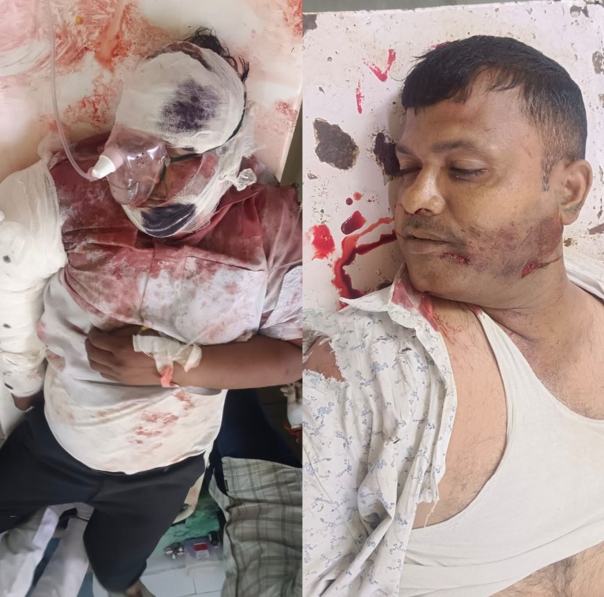 रैना पेपर मिल के सामने सड़क हादसे में बाइक सवार दो व्यक्तियों में एक की मौत, दूसरे की हालत गम्भीर